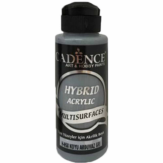 Cadence Hybrid Acrylic for Multisurfaces 120ml Koyu Arduvaz Gri H 58