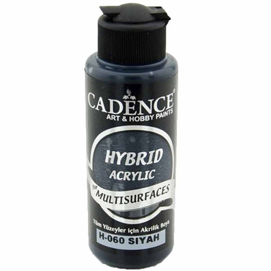Cadence Hybrid Acrylic for Multisurfaces 120ml Siyah H 60