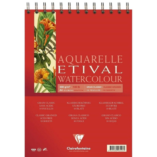 Clairefontaine Etival Classic 300gr A4 30 Sayfa Spiralli