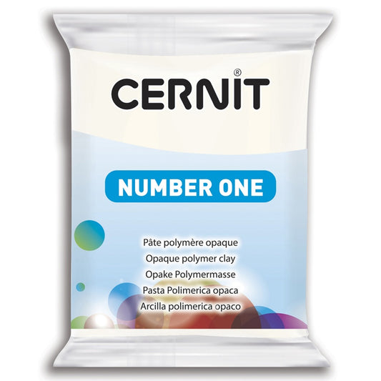 Cernit Number One Polimer Kil 56gr White Opaque 027