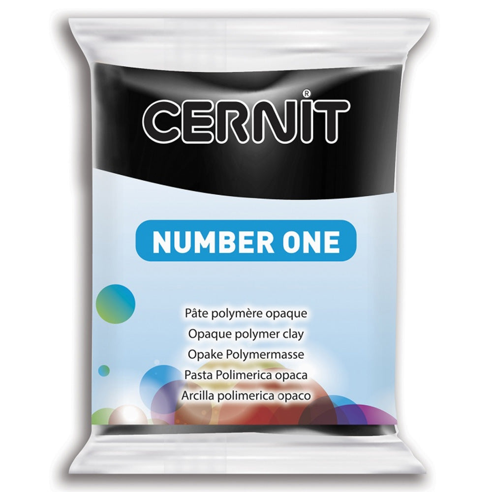 Cernit Number One Polimer Kil 56gr Black 100