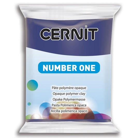 Cernit Number One Polimer Kil 56gr Navy Blue 246