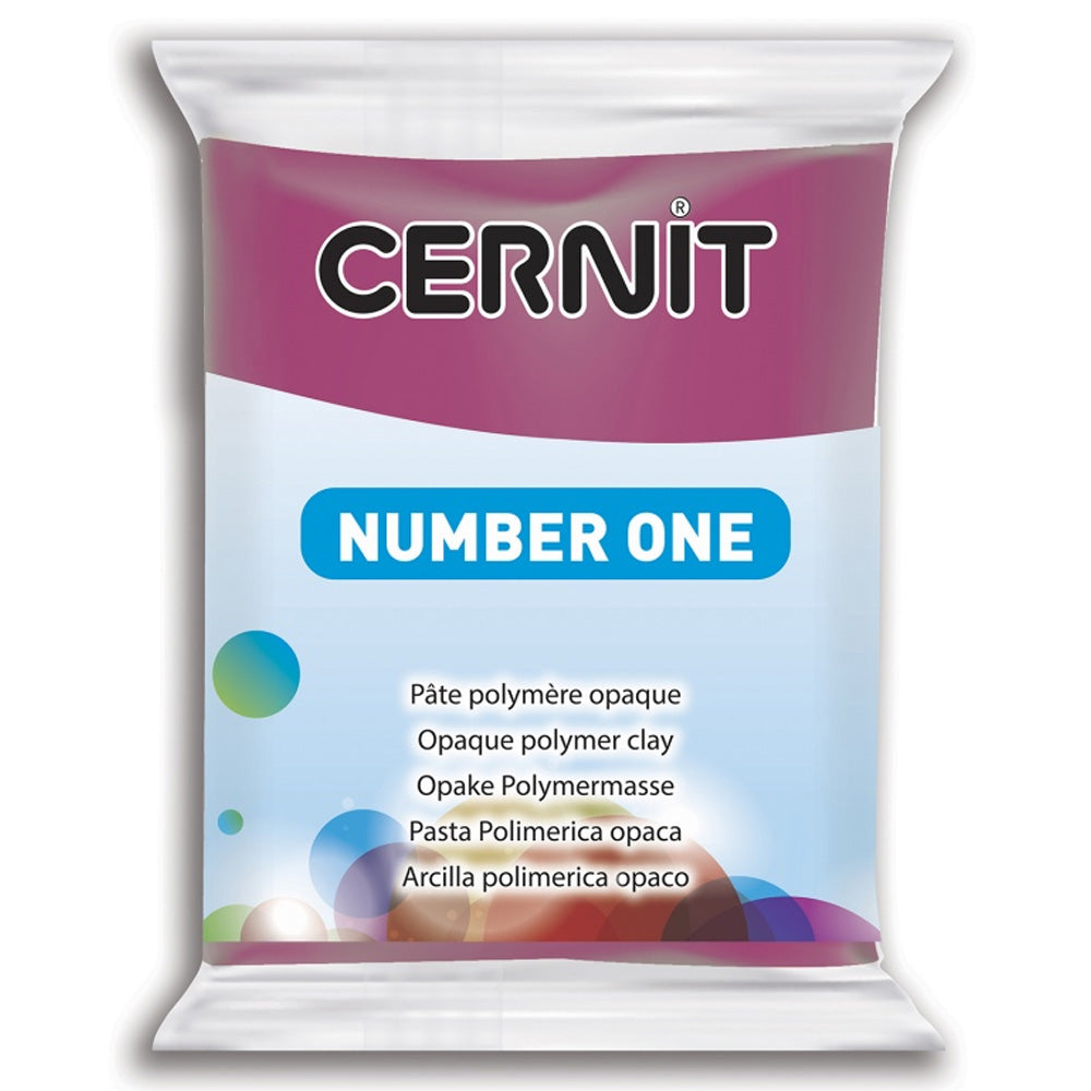 Cernit Number One Polimer Kil 56gr Bordeaux 411 (Wine Red)