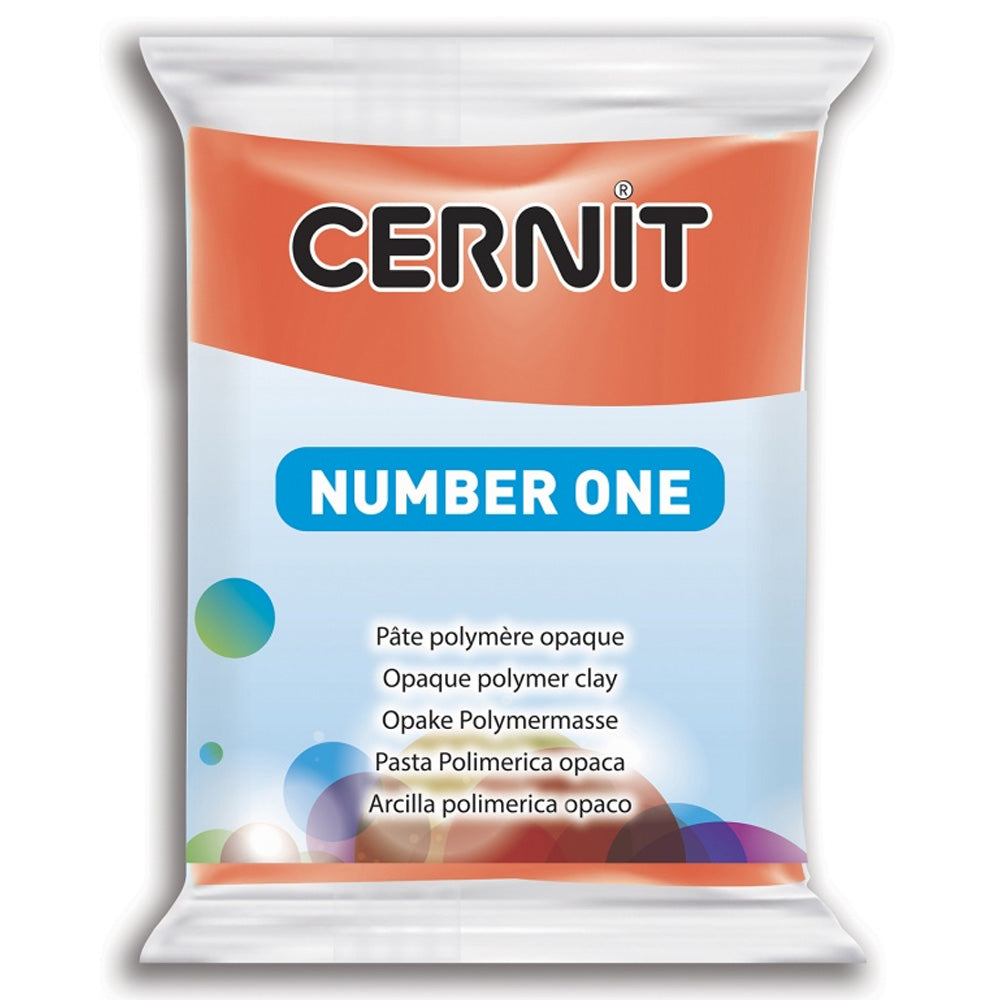 Cernit Number One Polimer Kil 56gr Poppy Red 428