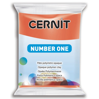 Cernit Number One Polimer Kil 56gr Poppy Red 428