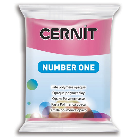 Cernit Number One Polimer Kil 56gr Raspberry 481