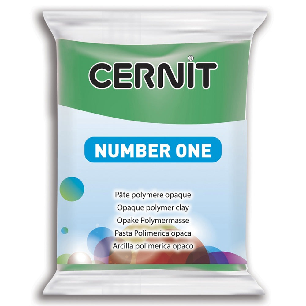Cernit Number One Polimer Kil 56gr Green 600