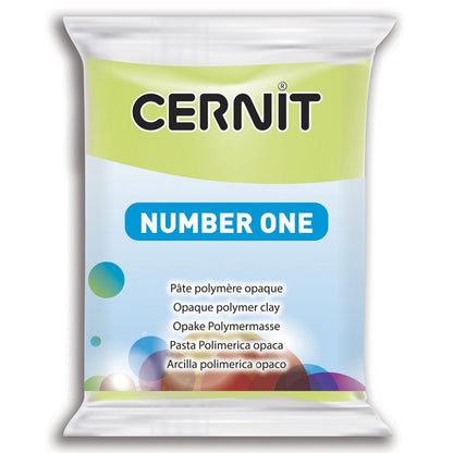 Cernit Number One Polimer Kil 56gr Lime Green 601 (Anise Green)