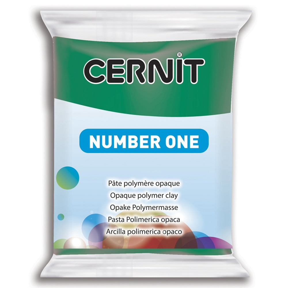 Cernit Number One Polimer Kil 56gr Emerald Green 620