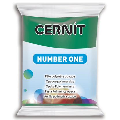 Cernit Number One Polimer Kil 56gr Emerald Green 620