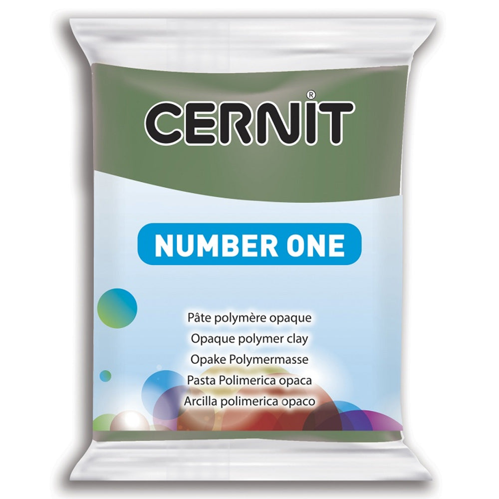 Cernit Number One Polimer Kil 56gr Olive Green 645