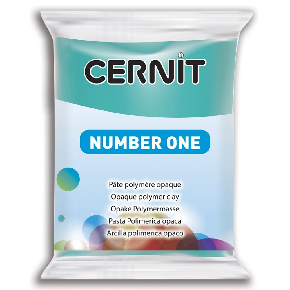 Cernit Number One Polimer Kil 56gr Turquoise Green 676