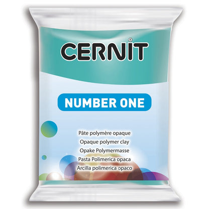 Cernit Number One Polimer Kil 56gr Turquoise Green 676