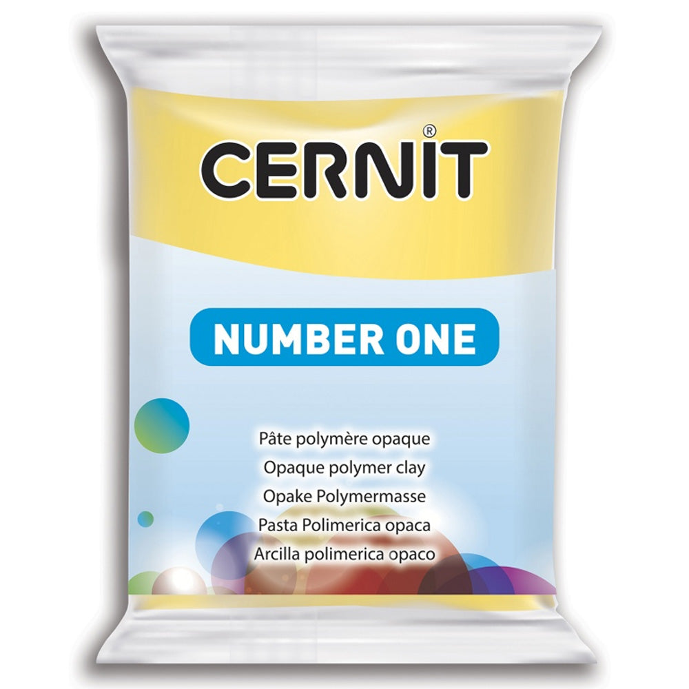 Cernit Number One Polimer Kil 56gr Yellow 700
