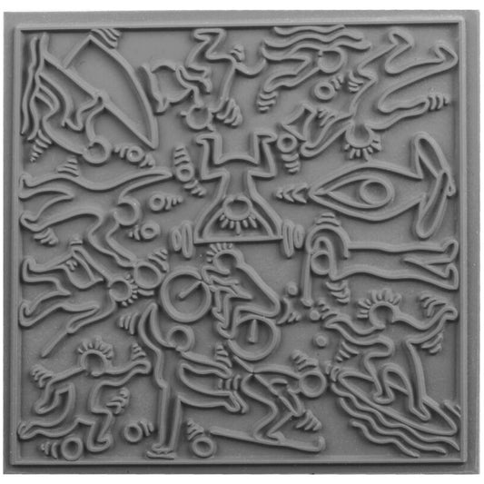 Cernit Silikon Desen Kalıbı Texture Plate Sports 9x9cm