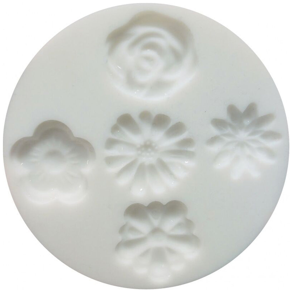 Cernit Silikon Desen Kalıbı Sılıcone Mould Flowers