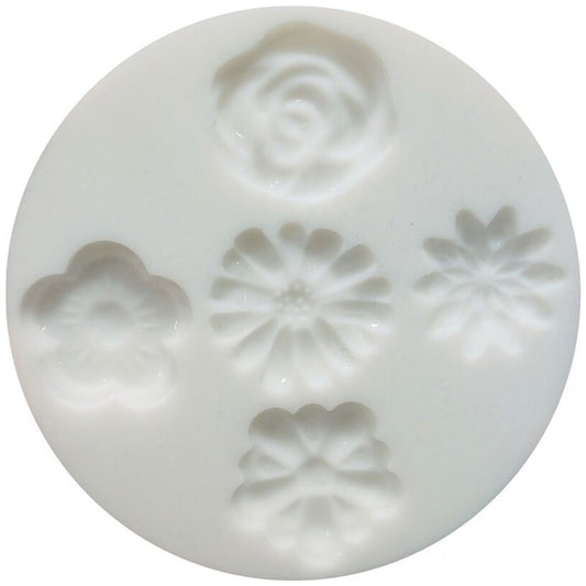 Cernit Silikon Desen Kalıbı Sılıcone Mould Flowers