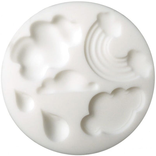 Cernit Silikon Desen Kalıbı Sılıcone Mould Clouds