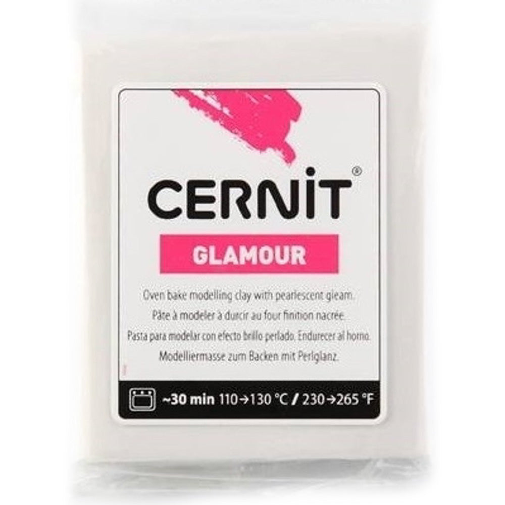 Cernit Glamour Polimer Kil 56gr White 010
