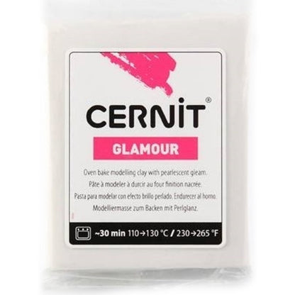Cernit Glamour Polimer Kil 56gr White 010