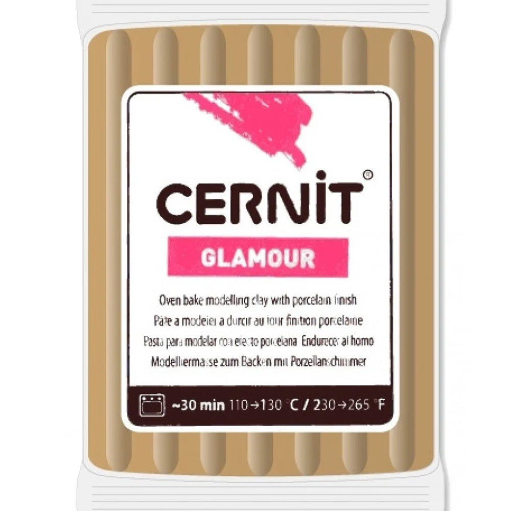 Cernit Glamour Polimer Kil 56gr Gold 050