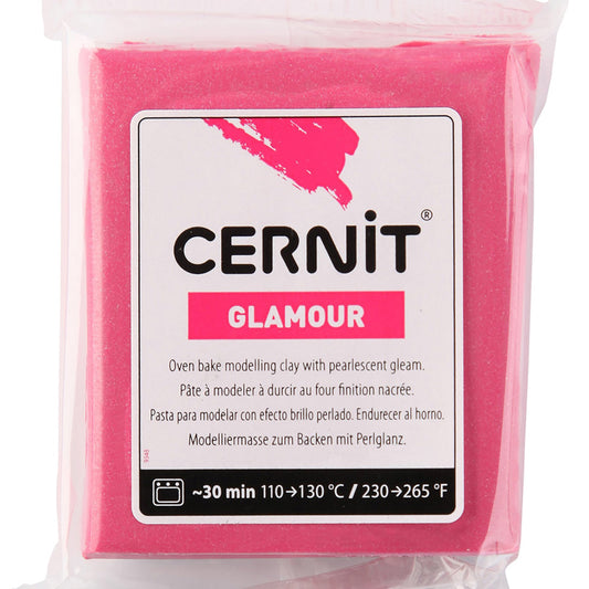 Cernit Glamour Polimer Kil 56gr Carmine Red 420