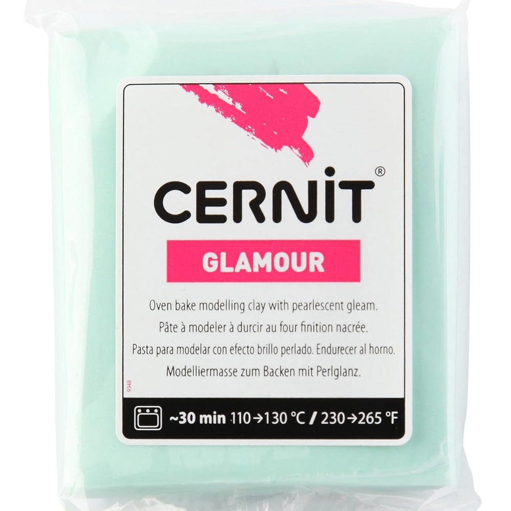 Cernit Glamour Polimer Kil 56gr Light Green 611