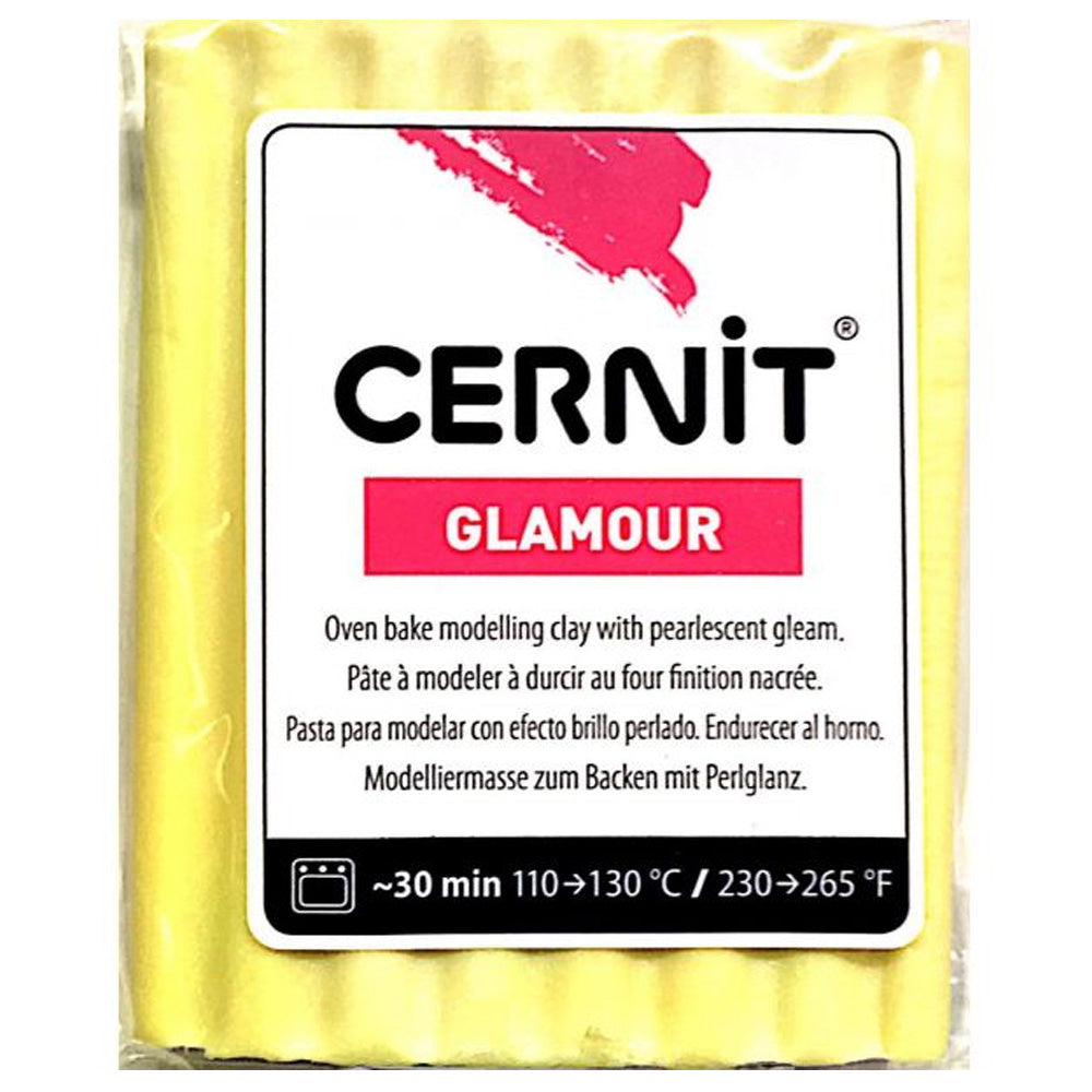 Cernit Glamour Polimer Kil 56gr Light Yellow 700