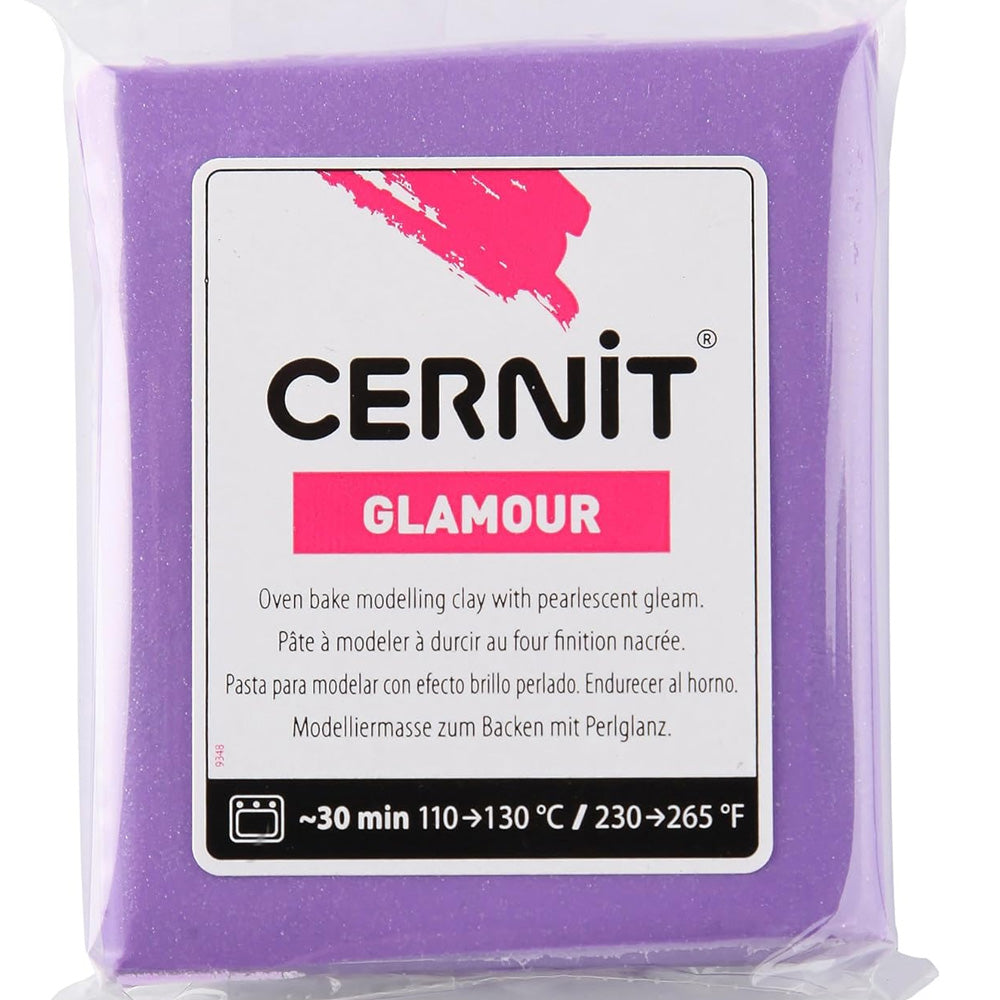 Cernit Glamour Polimer Kil 56gr Violet 900