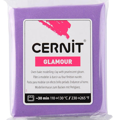 Cernit Glamour Polimer Kil 56gr Violet 900