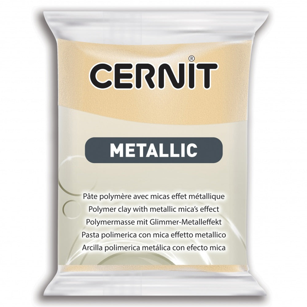 Cernit Metalik Polimer Kil 56gr Champagne 045