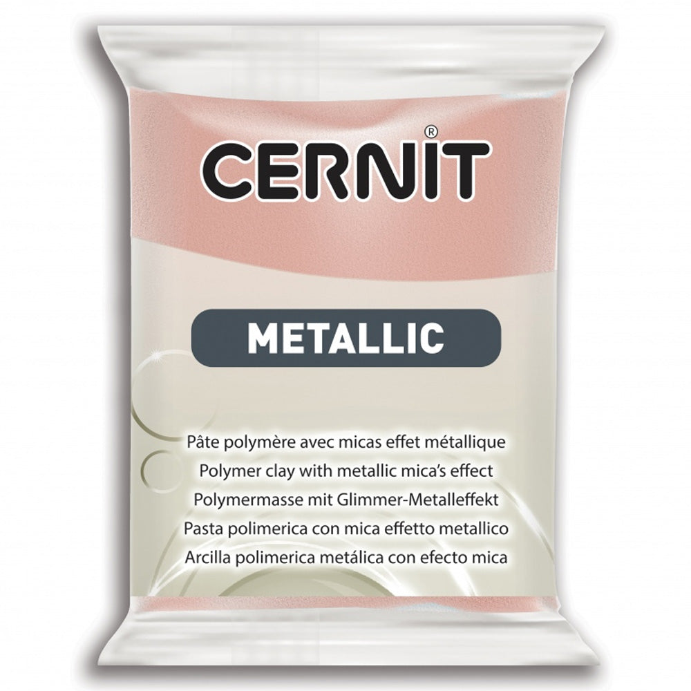 Cernit Metalik Polimer Kil 56gr Rose Gold 052