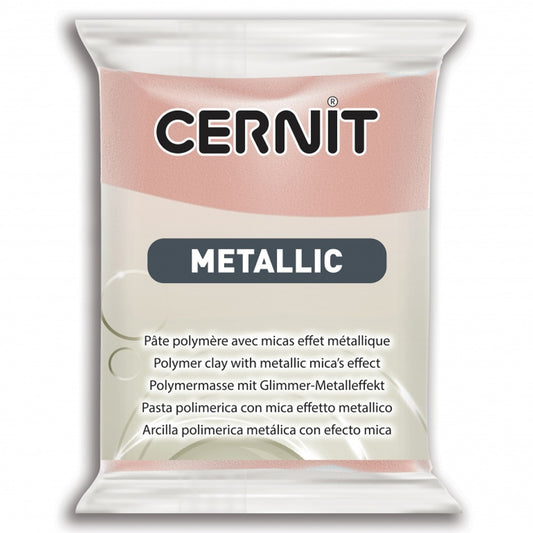 Cernit Metalik Polimer Kil 56gr Rose Gold 052