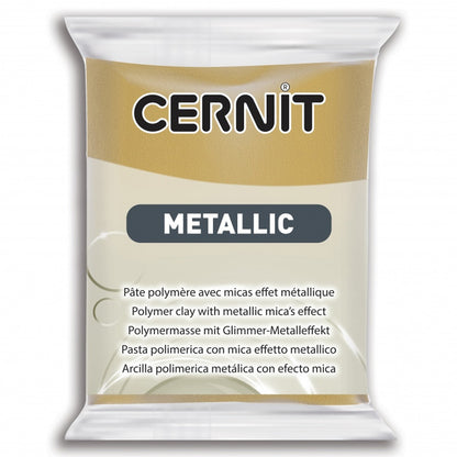 Cernit Metalik Polimer Kil 56gr Rich Gold 053