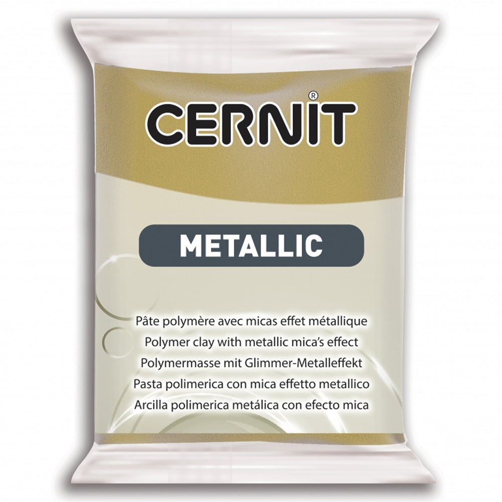 Cernit Metalik Polimer Kil 56gr Antique Gold 055