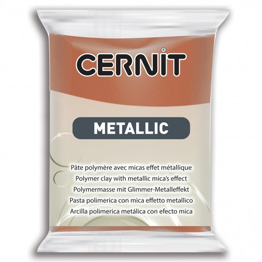 Cernit Metalik Polimer Kil 56gr Bronze 058