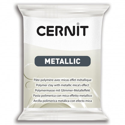 Cernit Metalik Polimer Kil 56gr Pearl White 085 (Nacre)