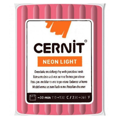 Cernit Neon Polimer Kil 56gr Red 400
