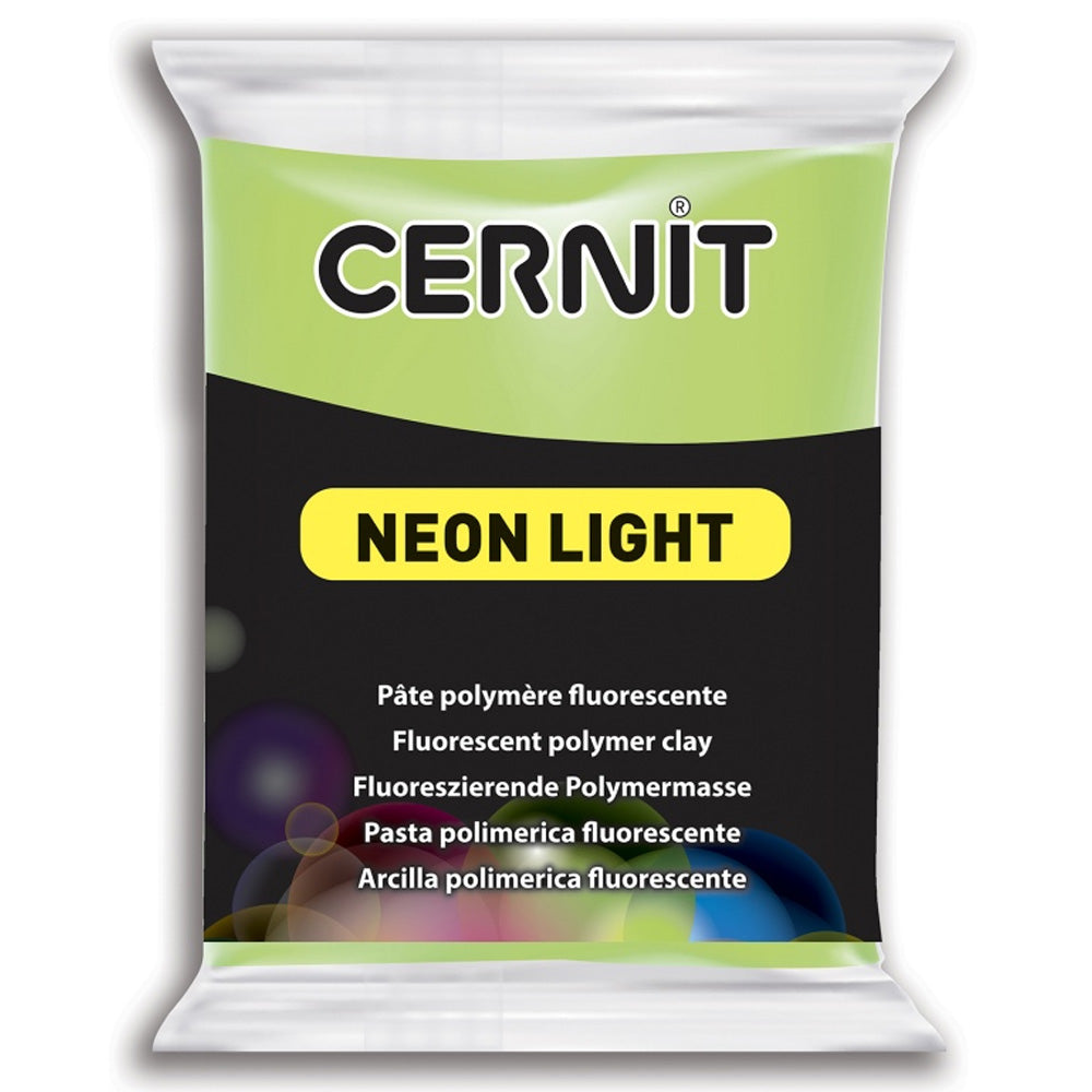 Cernit Neon Polimer Kil 56gr Green 600