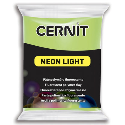 Cernit Neon Polimer Kil 56gr Green 600