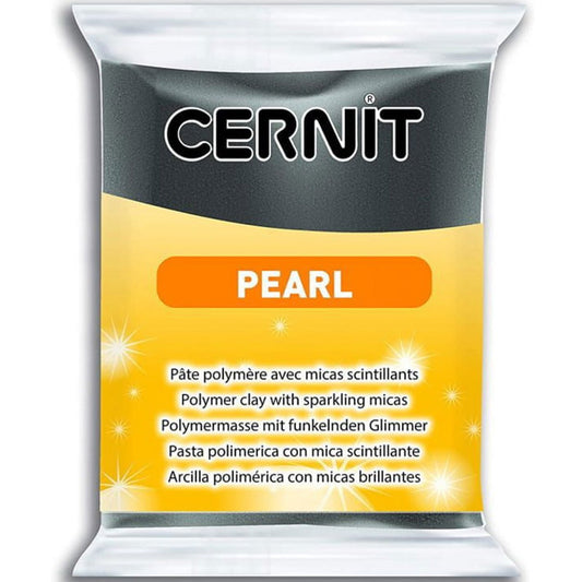 Cernit Pearl Polimer Kil 56gr Black 100