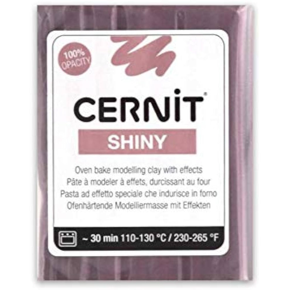 Cernit Shiny Polimer Kil 56gr Purple 971