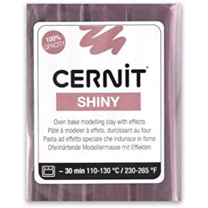 Cernit Shiny Polimer Kil 56gr Purple 971