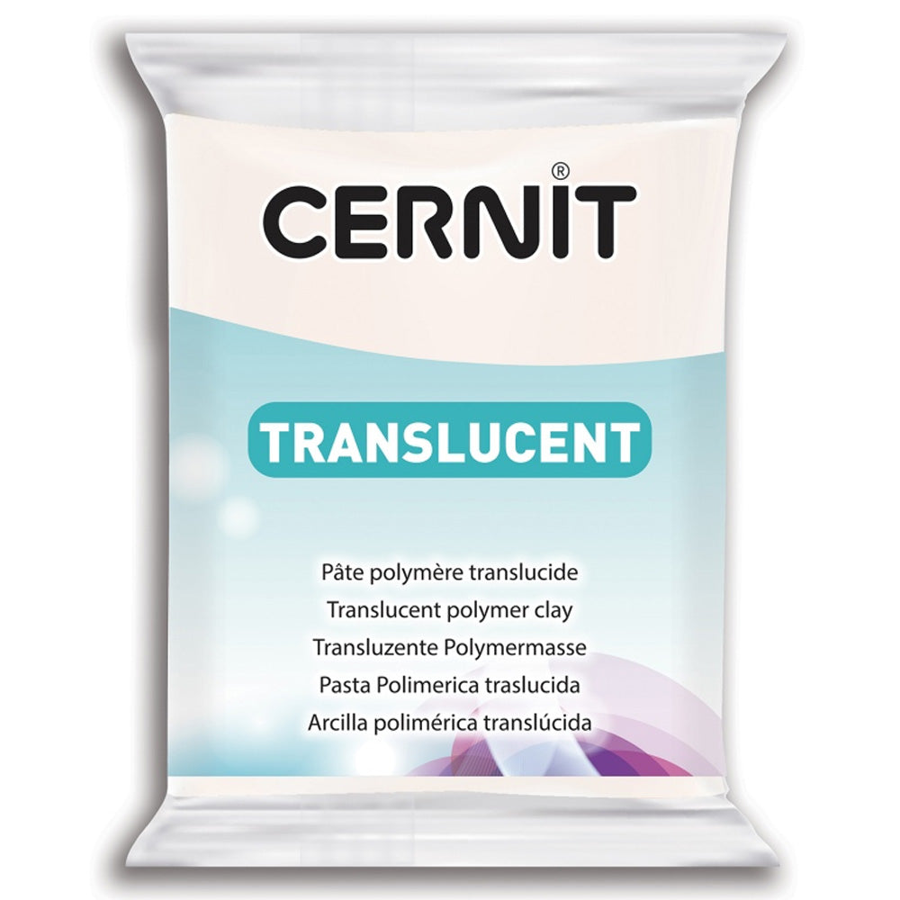 Cernit Translucent Polimer Kil 56gr Transparant White 005