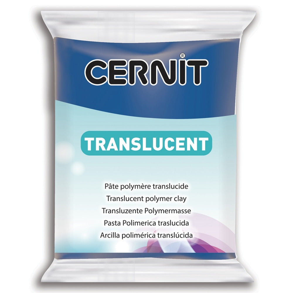 Cernit Translucent Polimer Kil 56gr Sapphire 275
