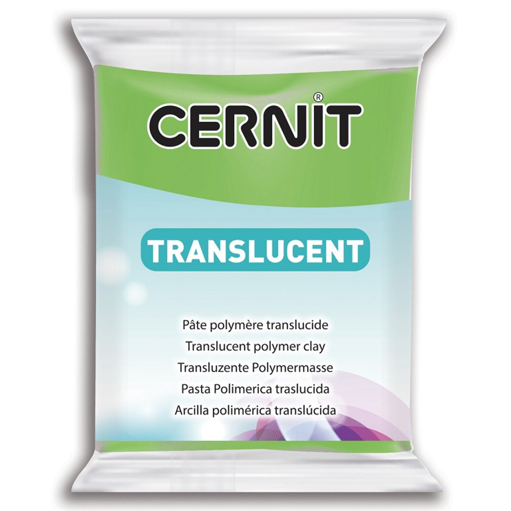 Cernit Translucent Polimer Kil 56gr Lime Green 605