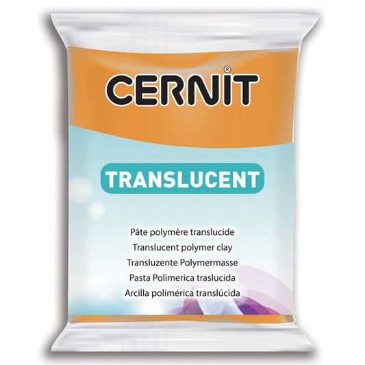 Cernit Translucent Polimer Kil 56gr Orange 752