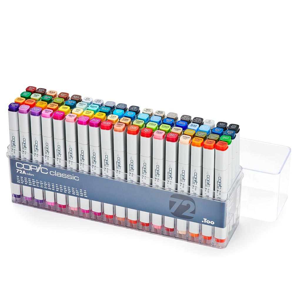 Copic Classic Marker 72'li Set A