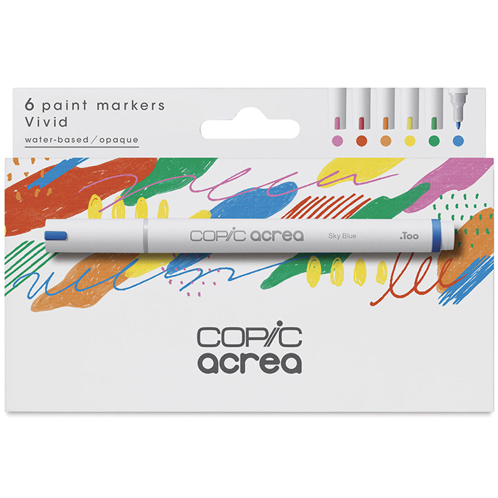 Copic Acrea Marker 6'lı Set Vivid