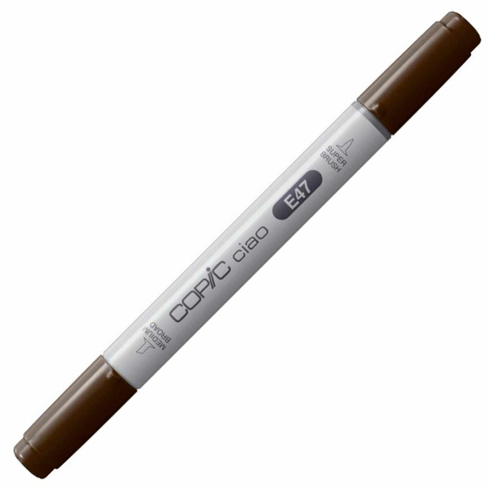 Copic Ciao Marker Dark Brown E47
